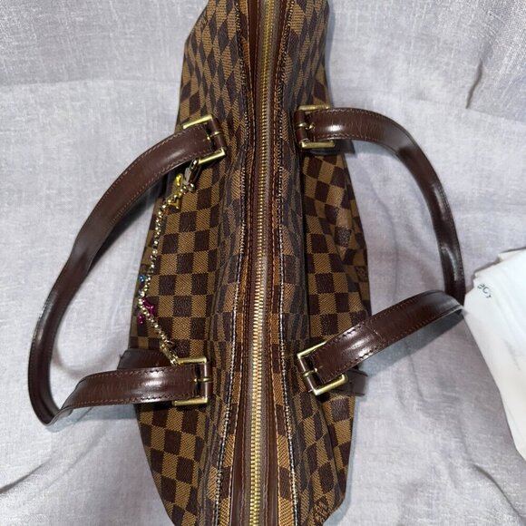 **Authentic** Louis Vuitton LV Tote Bag Chelsea Ebene Brown Damier - Picture 8 of 8